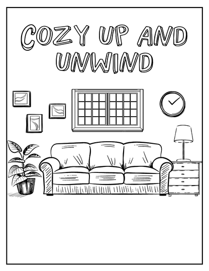 Relaxing coloring pages