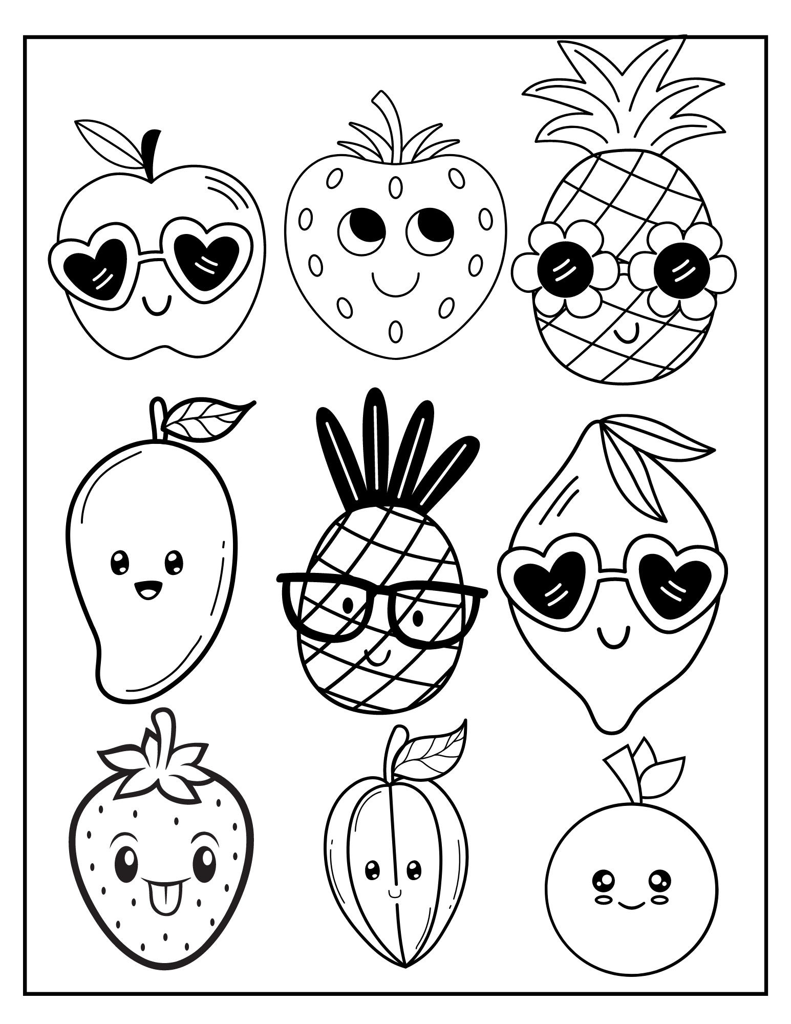 Whimsical coloring pages