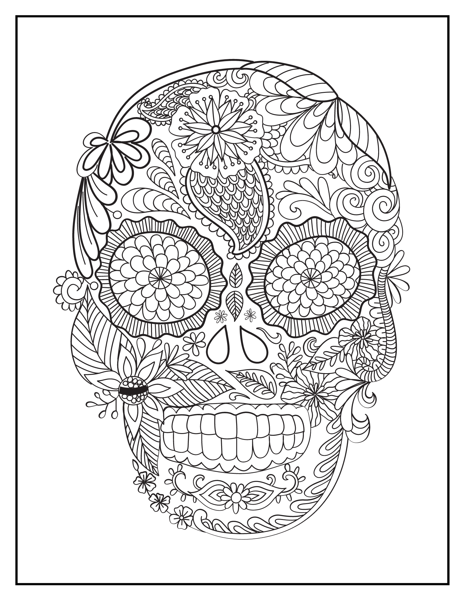 Gothic skull designs