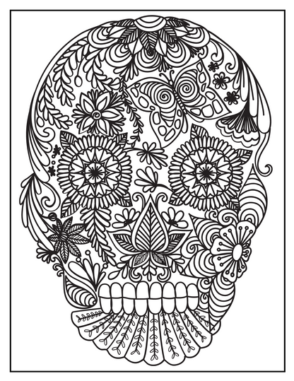 Relaxing coloring pages
