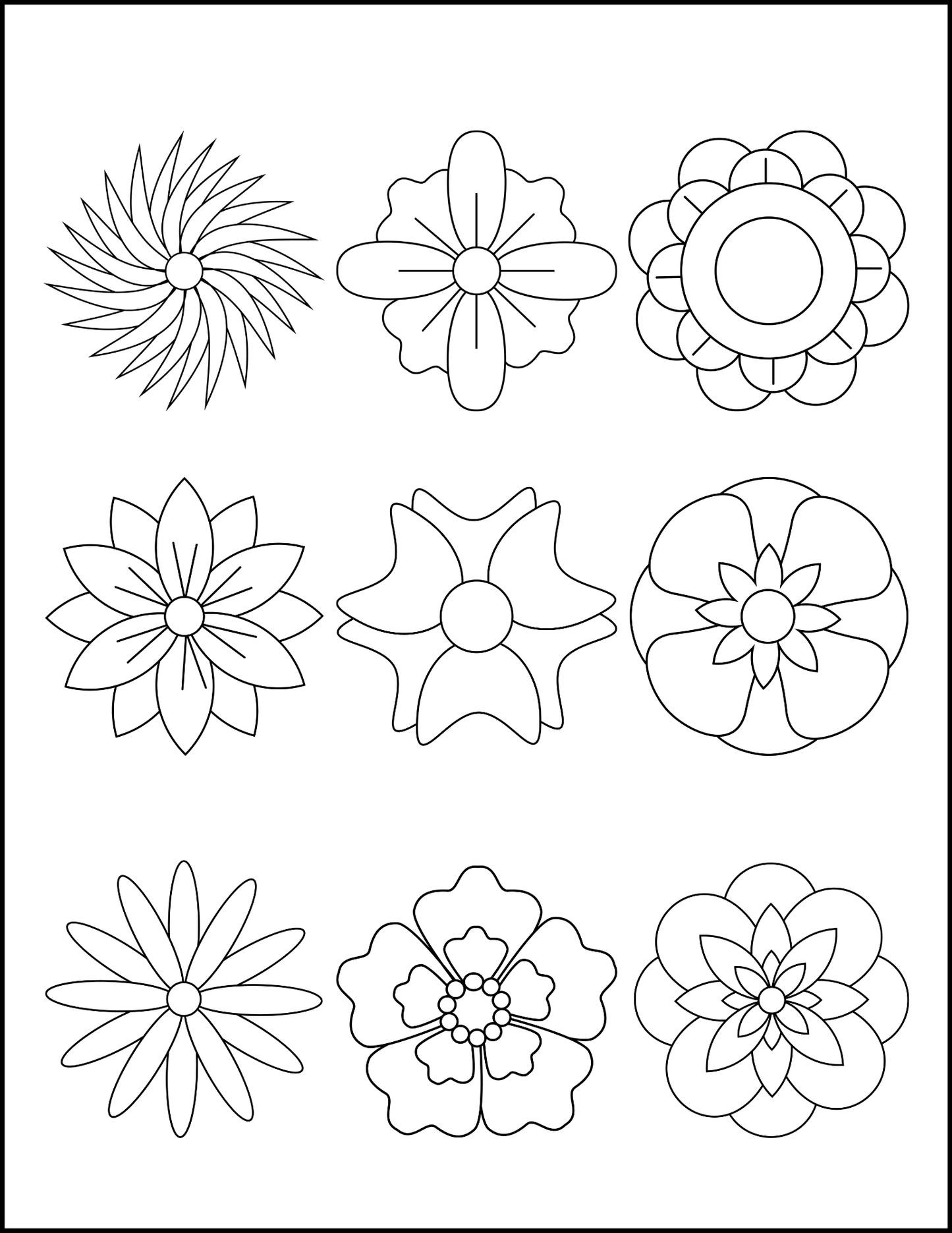 Printable coloring book PDF