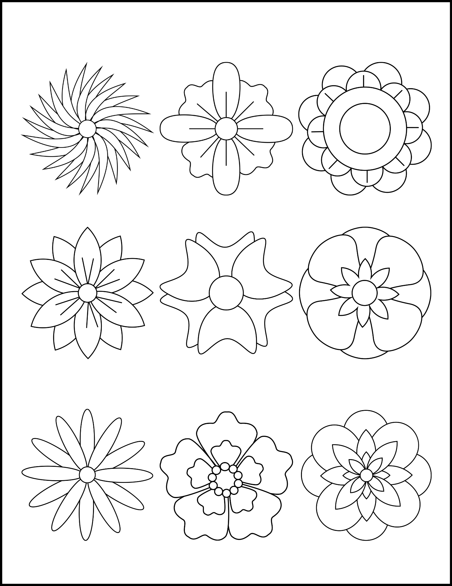 Printable coloring book PDF