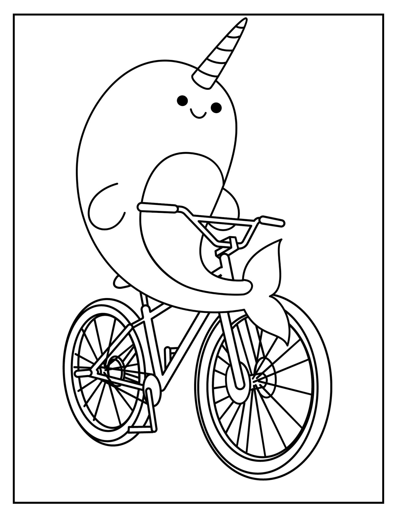 Aquatic coloring book