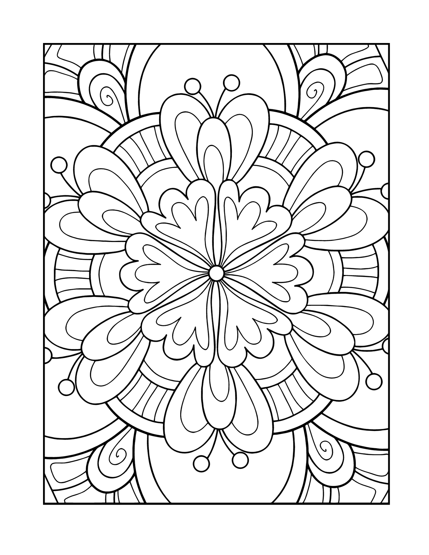 pattern coloring book