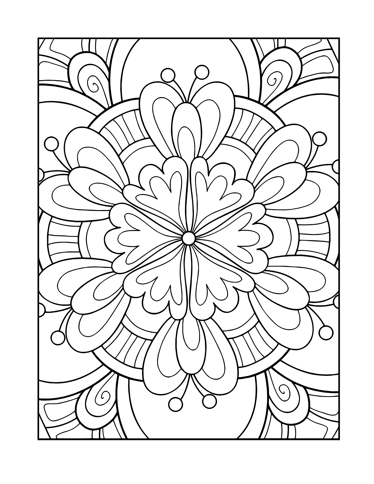 pattern coloring book