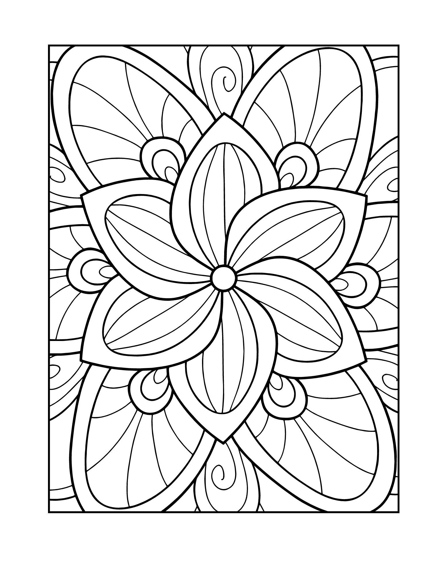 simple mandalas coloring book for adults Stress Relief: An Adult patterns,  flower Coloring Book with Fun, Simple, and Relaxing Coloring Pages (Easy Co  (Paperback)