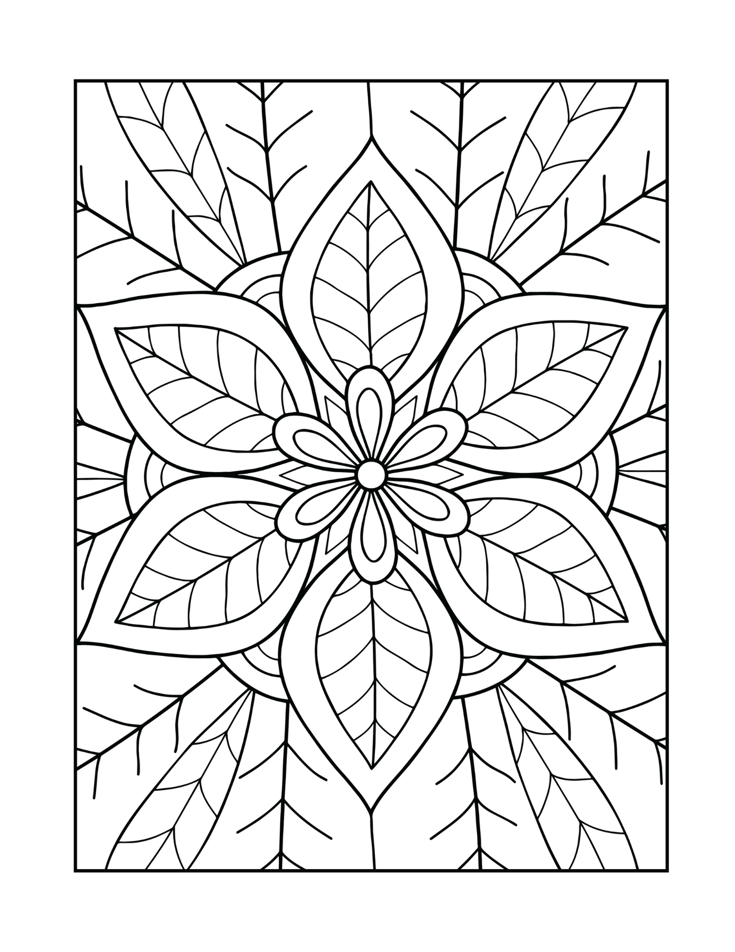 adult coloring book simple