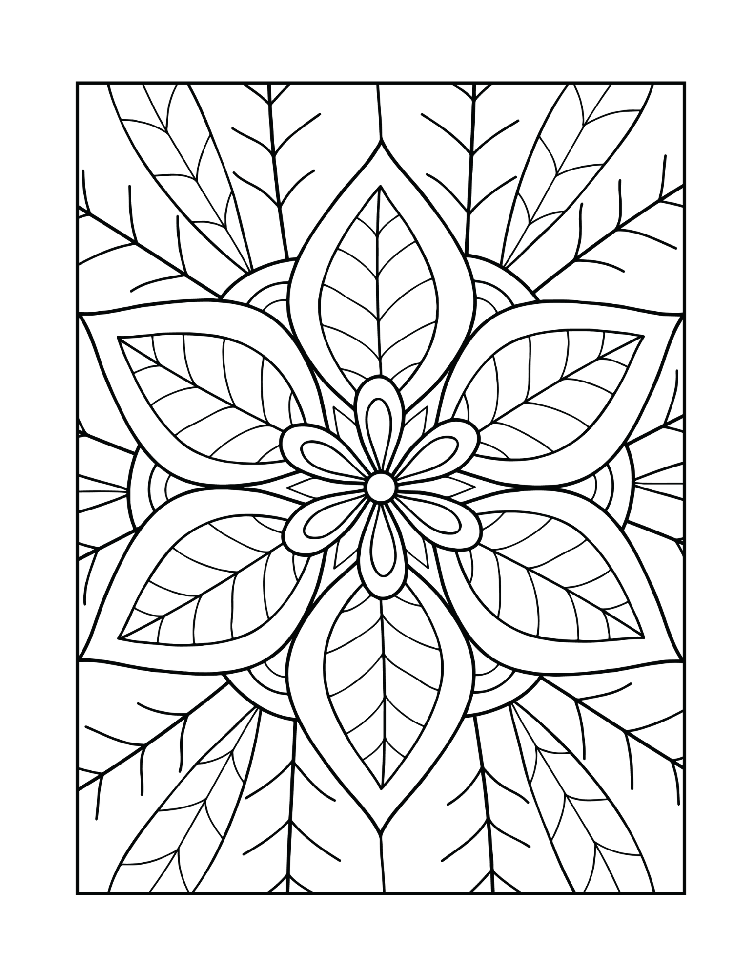 adult coloring book simple