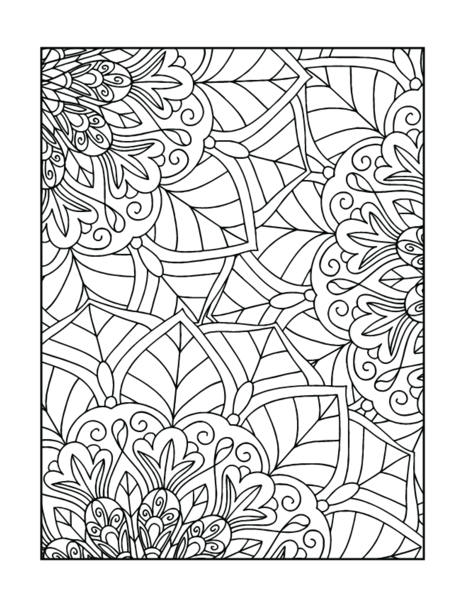 Relaxing Mandala Coloring Book Stress Relieving - Nil Tech - shop.nil-tech