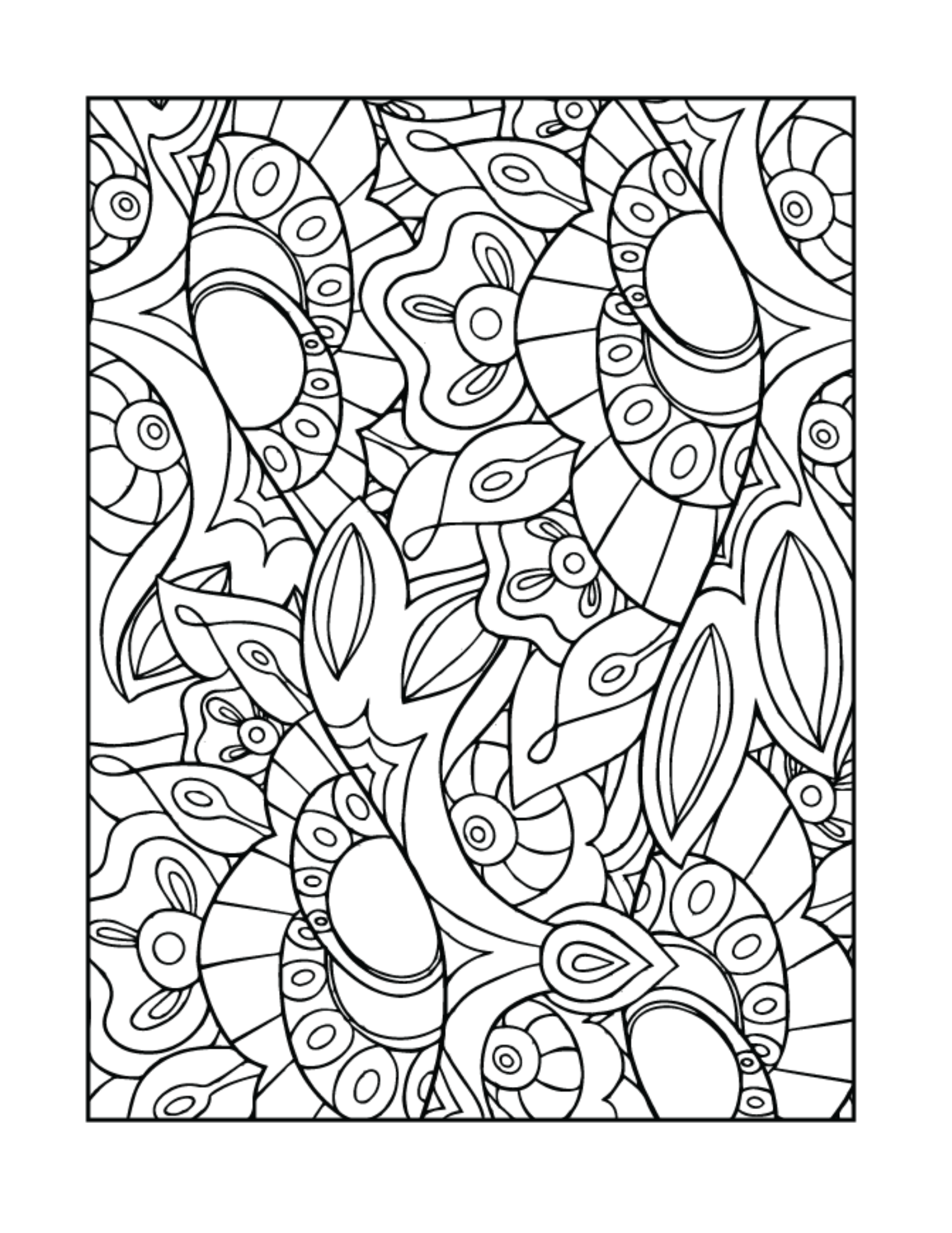 simple coloring books for adults