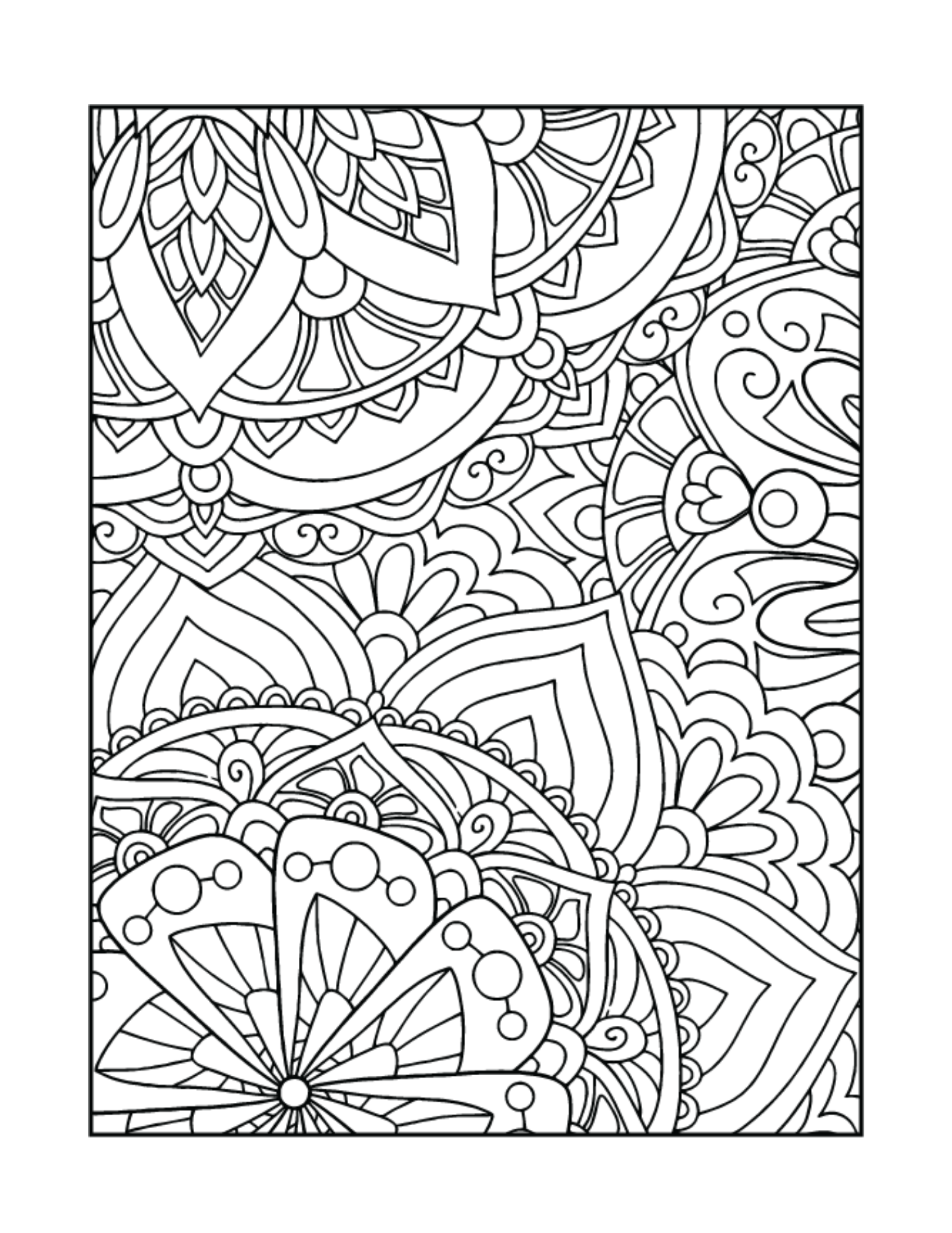 mandala coloring book