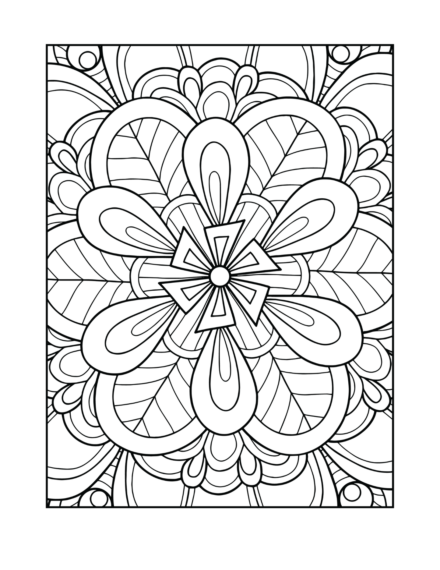 pattern coloring book