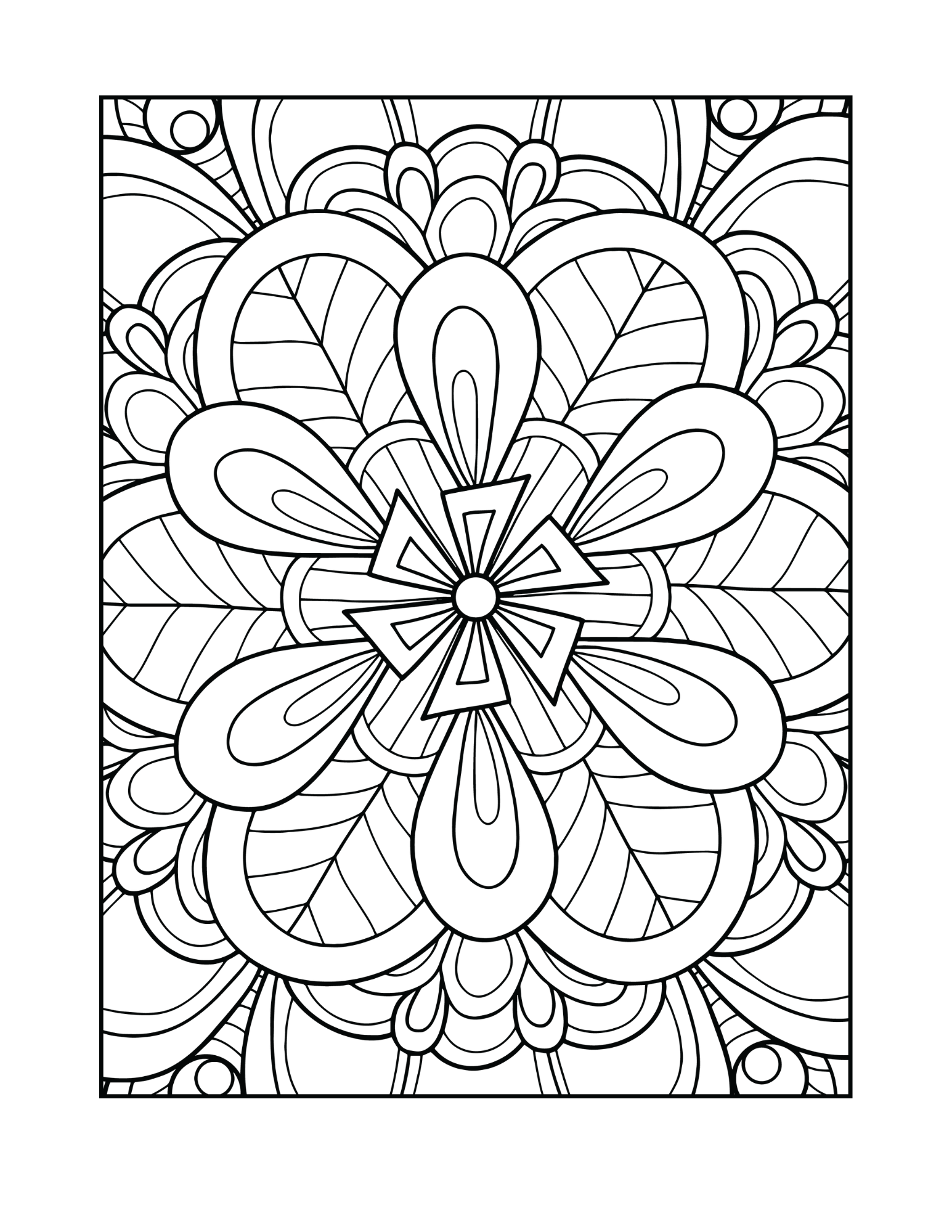 pattern coloring book