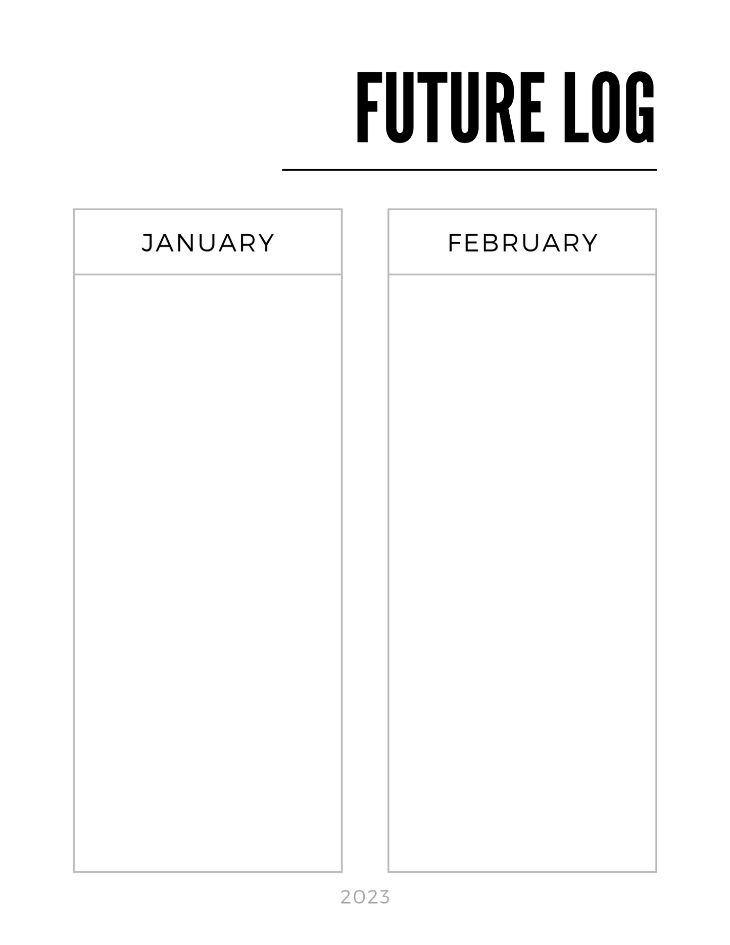 Future Log