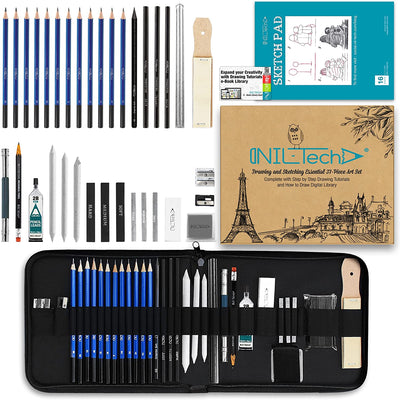 Drawing Pencils - 37 Sketching Art Set | Art Pencil Set | NIL-Tech ...