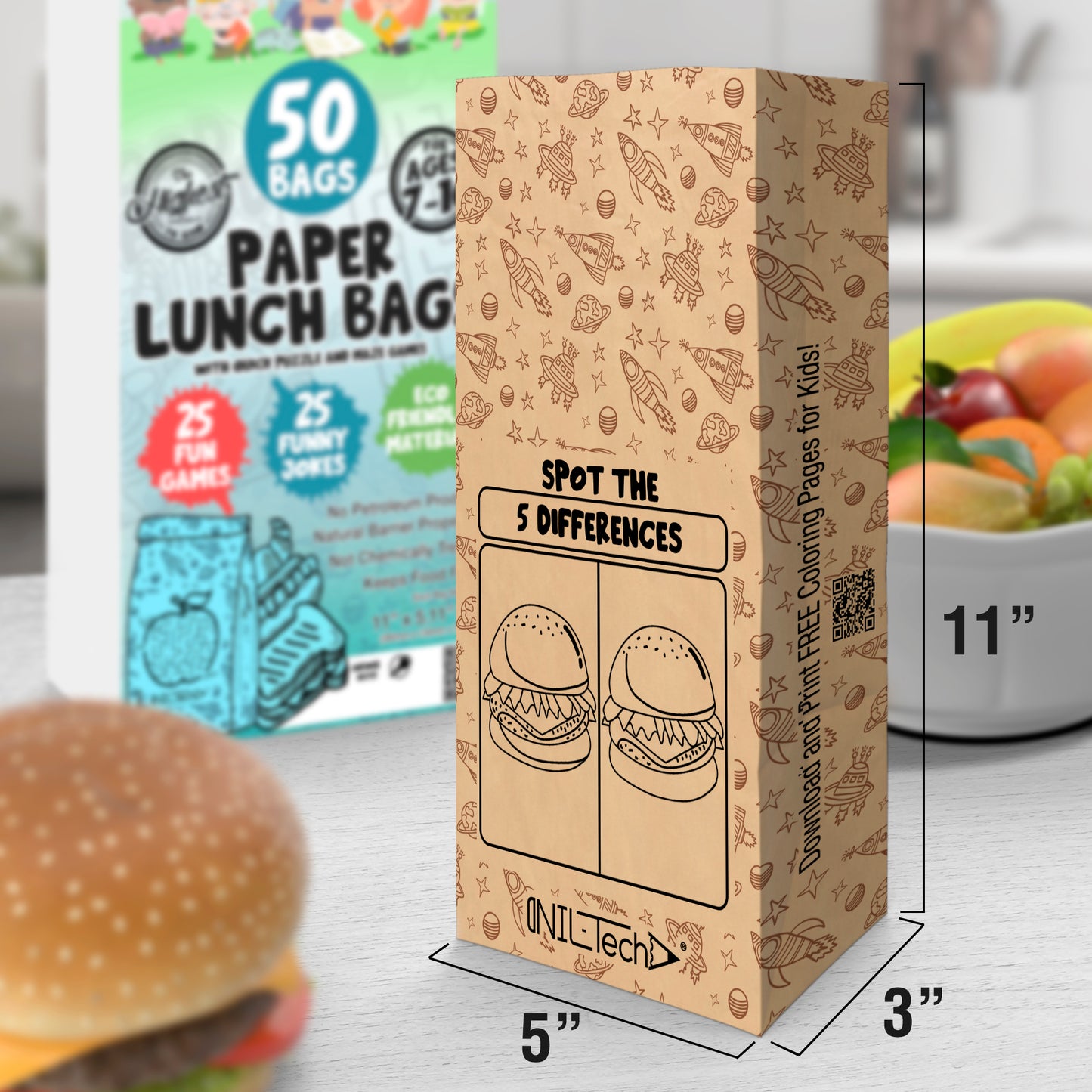 Brown Paper Lunch Bags 