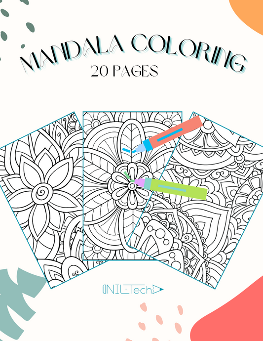 Relaxing Mandala Coloring Book